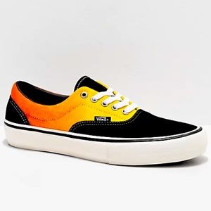 Vans era pro fade yellow orange blk sneaker shoes